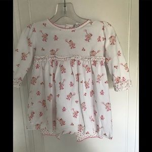 Ballet animal printed dress with leggings